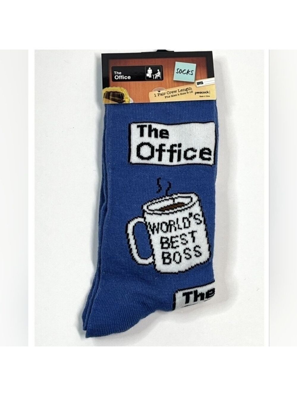 4/25 The Office Novelty Socks Unisex Gender Neutral Crew Socks Sitcom Television
